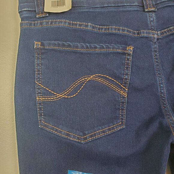 Lee Riders Indigo Blue Pull-On Stretchy Boot Cut Jeans NEW NWT Size 12P - Picture 7 of 13